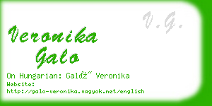 veronika galo business card